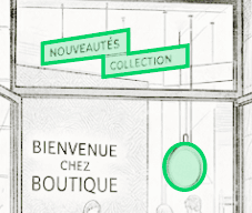 3 Enseigne suspendue