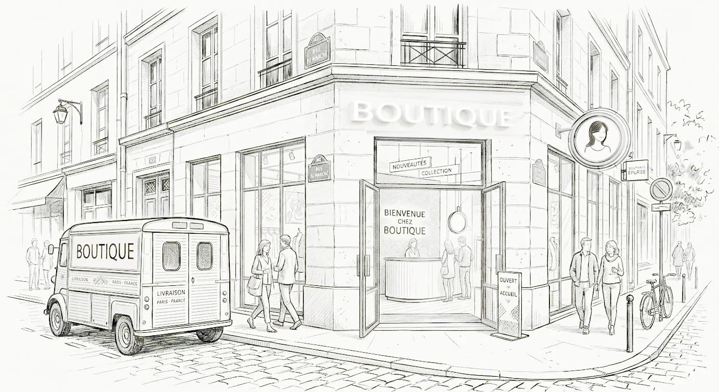 Esquisse d’une enseigne moderne